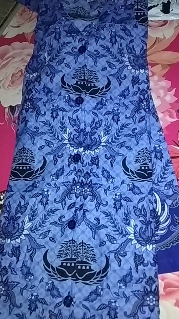 Seragam Batik Korpri Jumbo Bahan Katun Lapis Puring