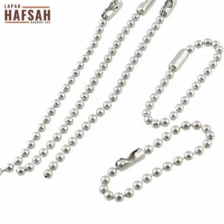 

[Gift] Rantai Biji Lada 10cm - Rantai kuku isi ±100pcs