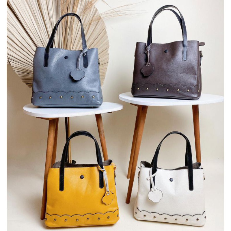 TAS PREMIUM KULIT ASLI SUKAREGANG GARUT DOUBLE TALI