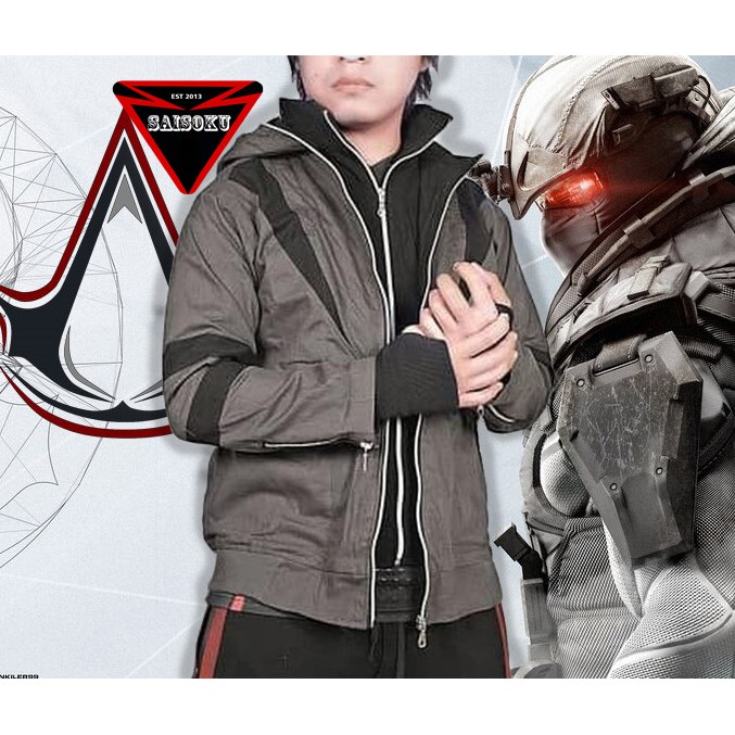 Jaket assassins assasins assasin creed Stronghold jaket hoodie aimpact jaket pria