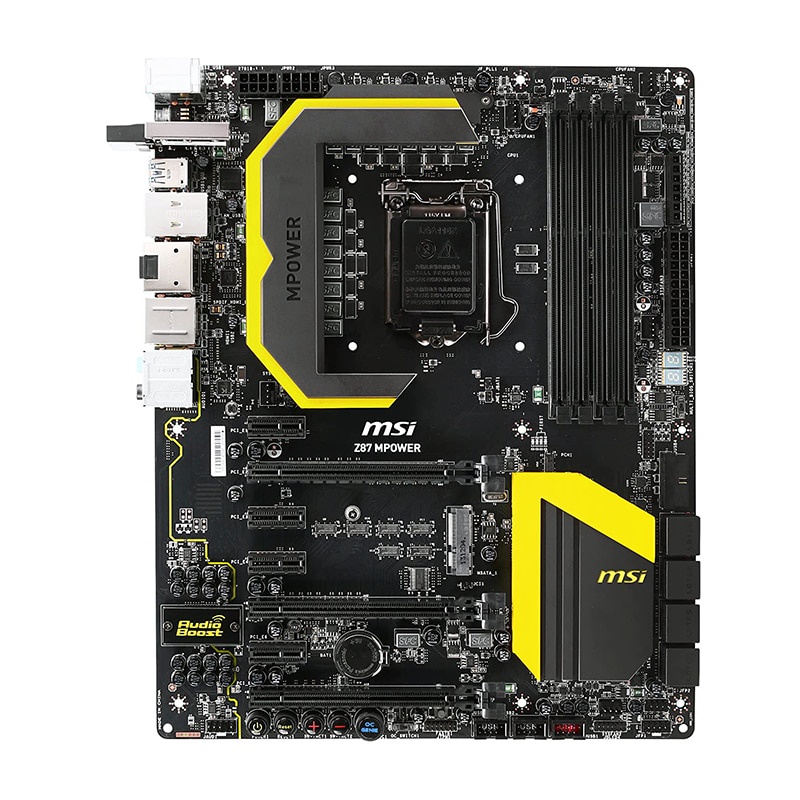 PREORDER MSI Z87 MPOWER LGA 1150 Intel Z87 Mining Motherboard DDR3 32GB PCI-E 3.0 HDMI USB3.0 Xeon E