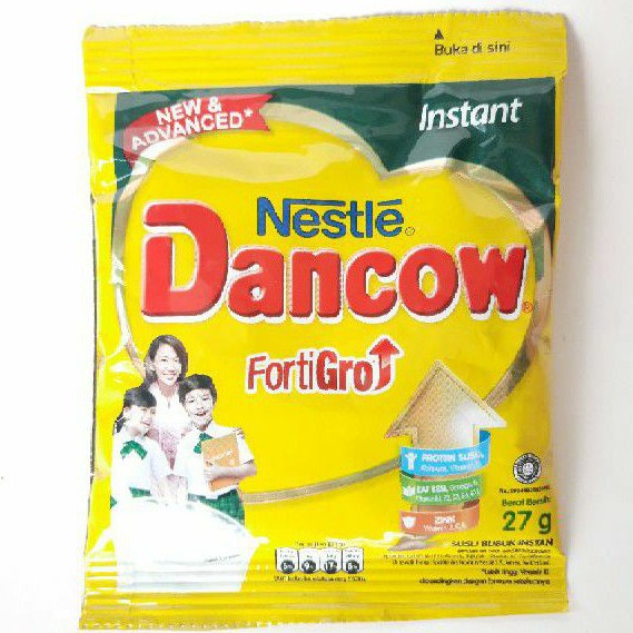 

dancow sachet putih 27gr susu