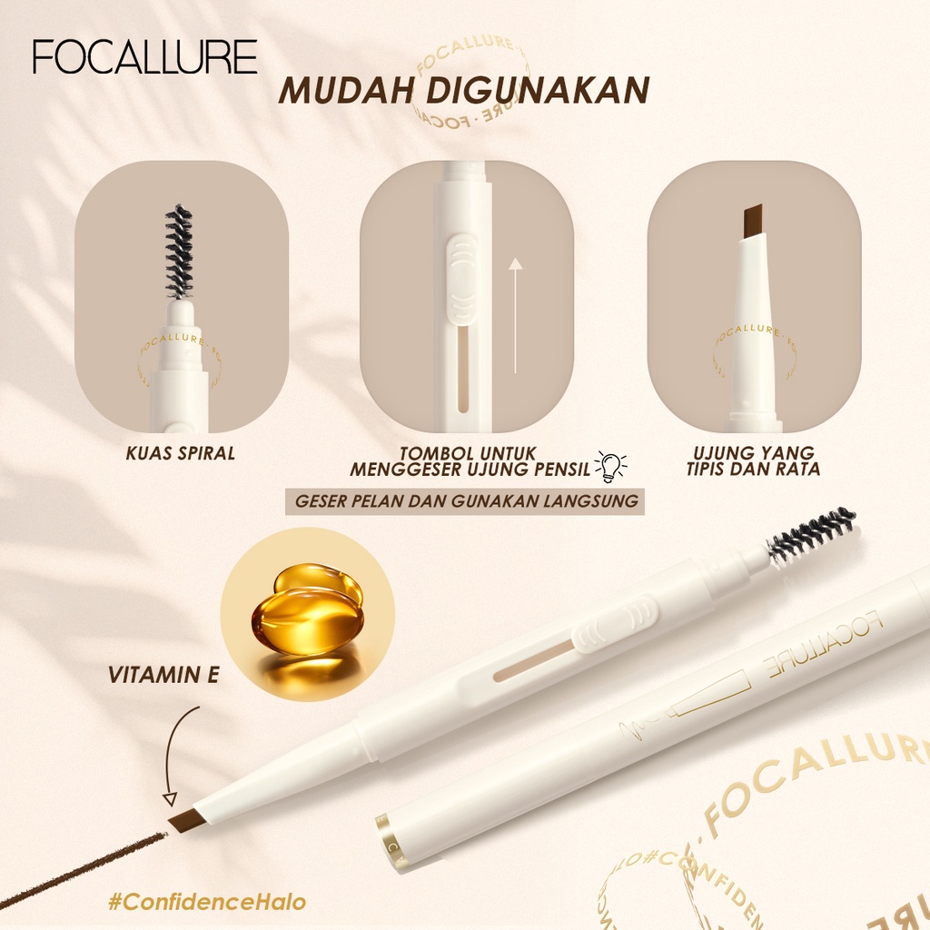 FOCALLURE #ConfidenceHalo Sliding Eyebrow Pencil FA202