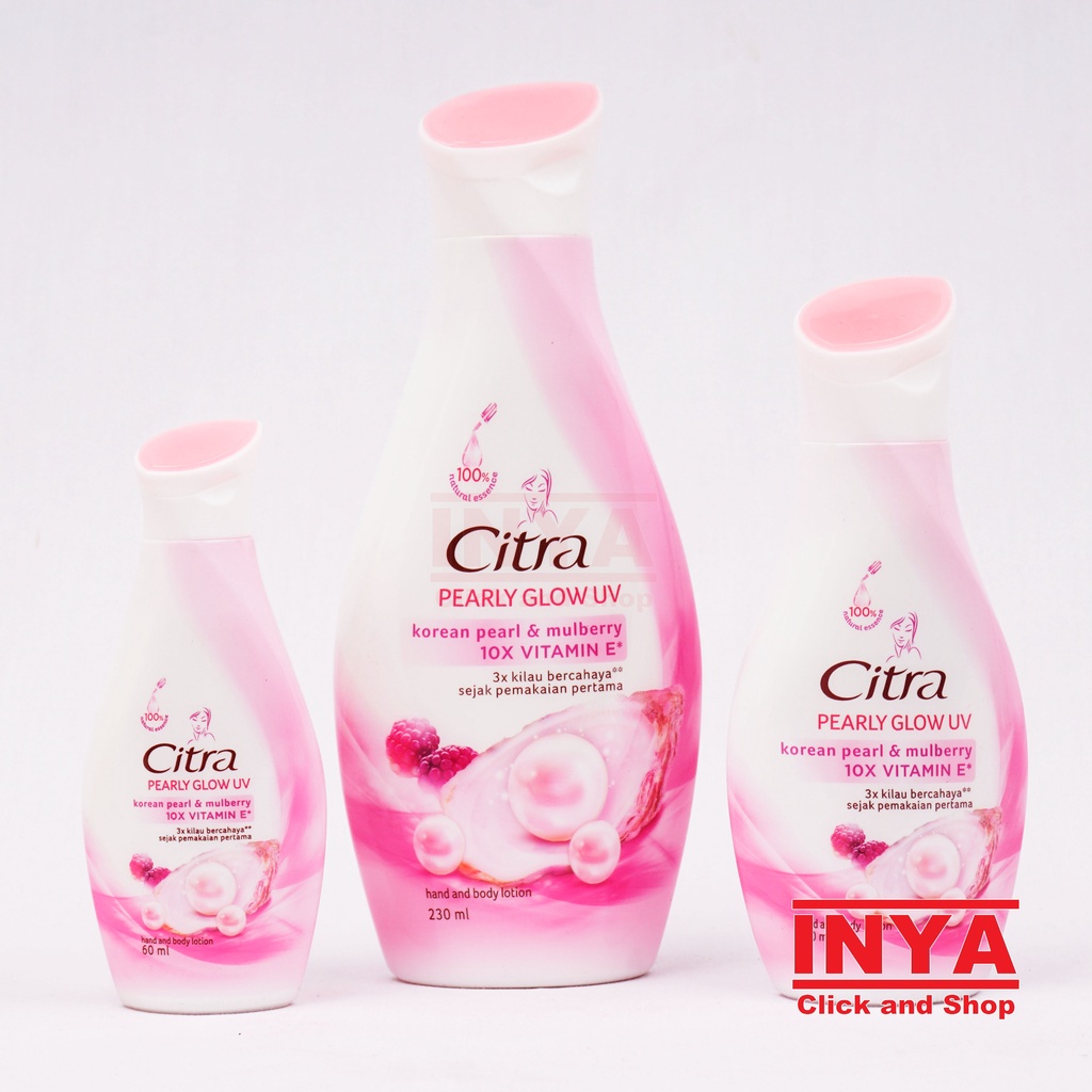 CITRA PEARLY GLOW UV HAND AND BODY LOTION 230ml