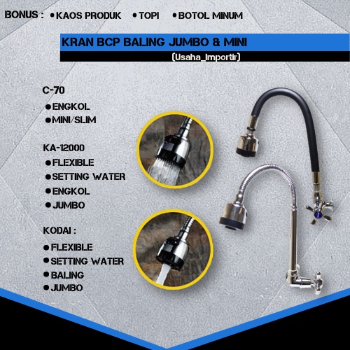 Kran Angsa Engkol Kran Air Bak Cuci Piring Kran Angsa Dapur Sink Cuci Piring Kitchen Kran Angsa Flek