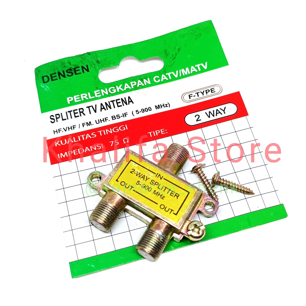 Spliter Splitter Seplitter Pembagi Pararel Konektor Connector Sambungan Adaptor Cabang Jack Jek Sock