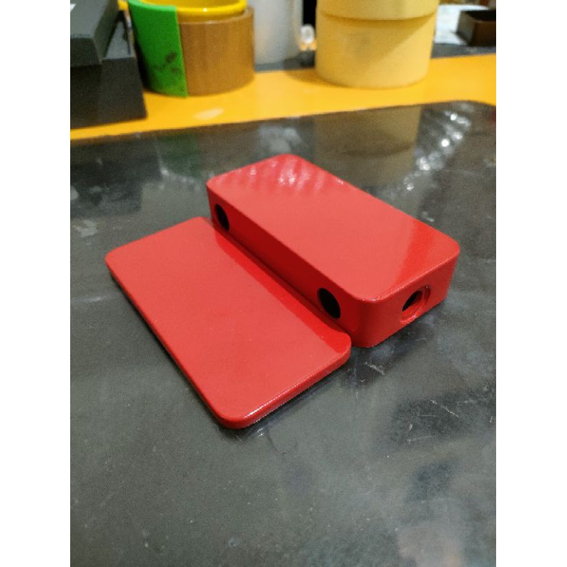 Box CNC Powdercoat Model V3 red not hammond 1590G