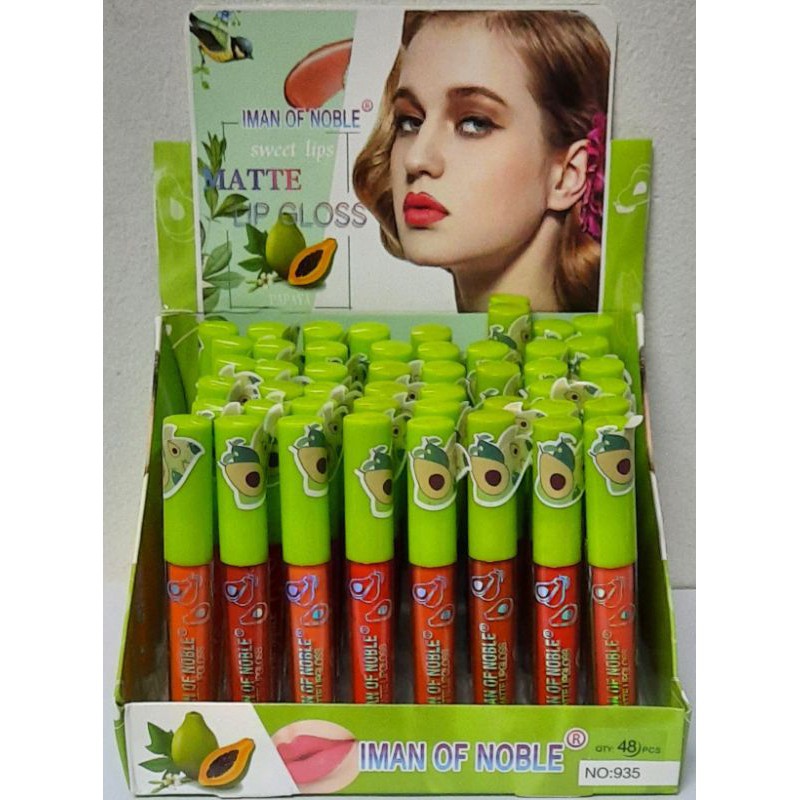 [PER 12 PCS] LIP GLOSS IMAN OF NOBLE MATTE SWEET LIPS NO.935