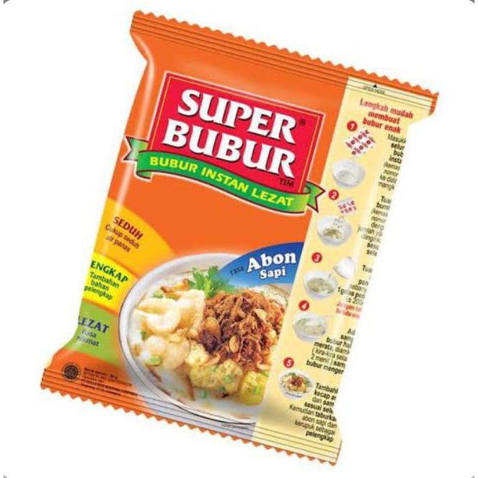 

Super Bubur Rasa Abon Sapi 49gr