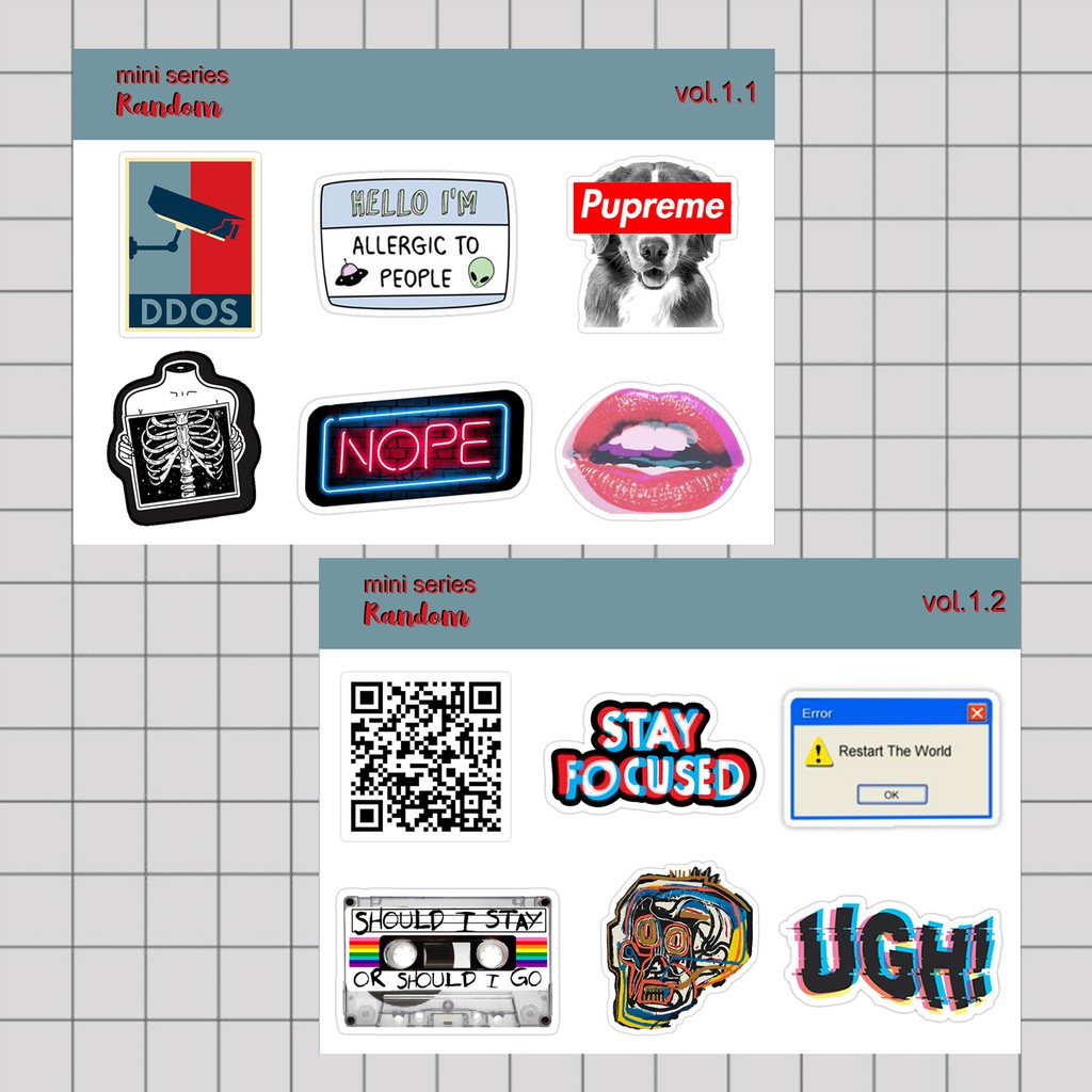 

Stiker Tumblr HP aesthetic / Stiker Laptop custom / stiker HP / Stiker Kpop | RANDOM MINI 1