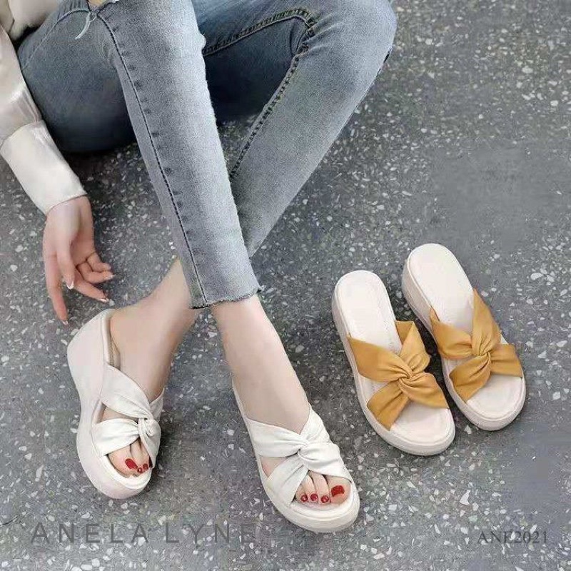 [ORIGINAL] ANELA LYNE SANDAL / SLOP/ WEDGES DANELLA