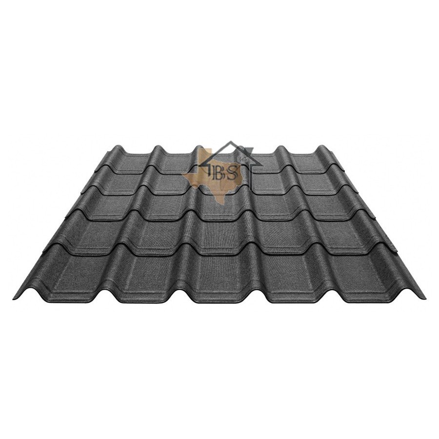 GENTENG ONDUVILLA CLASSIC BLACK ATAP SIRAP BITUMEN 1060MM X 400MM