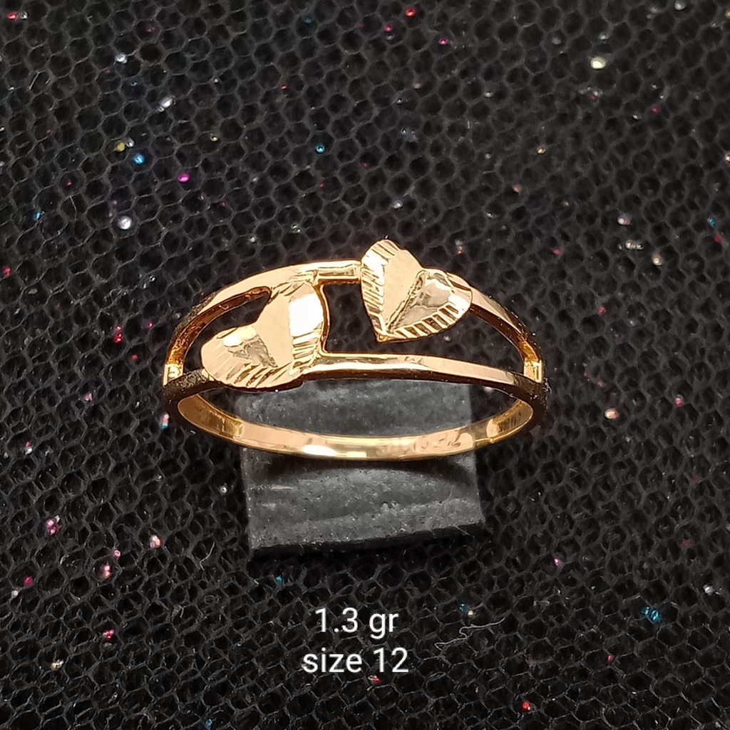 Cincin Emas 17K - 1.3 gr Kadar 750 - 384