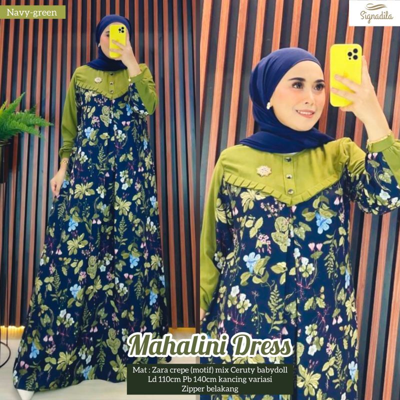 Gamis Wanita - Mahalini Dress by Signadila