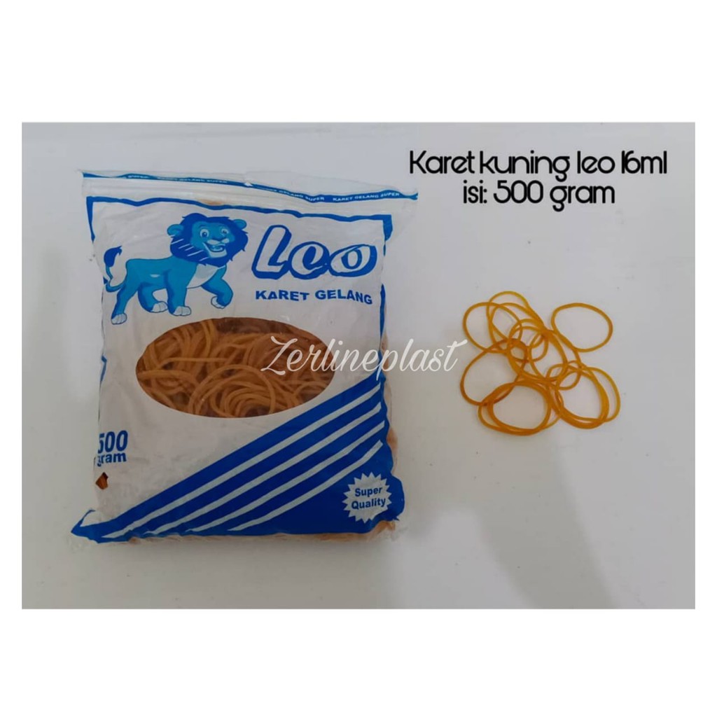 Karet kuning leo@500grm,minimal order 1kg