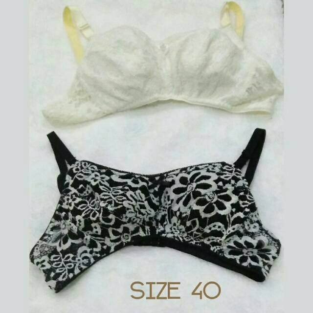 Bra Renda brukat BH brukat full, brukat import, tanpa busa, tanpa kawat