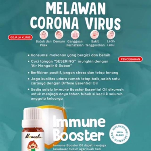 BONNELS IMMUNE BOOSTER FITBOST Essential Oil - Meningkatkan Daya Tahan Tubuh 100% Alami - ORIGINAL