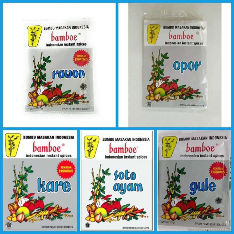 

Bumbu Bamboe Rawon Soto Kare Gule Opor Soto Ayam Soto Madura