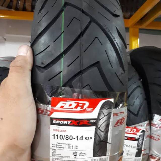 Ban 110/80-14 Sport Evo FDR TUBELESS