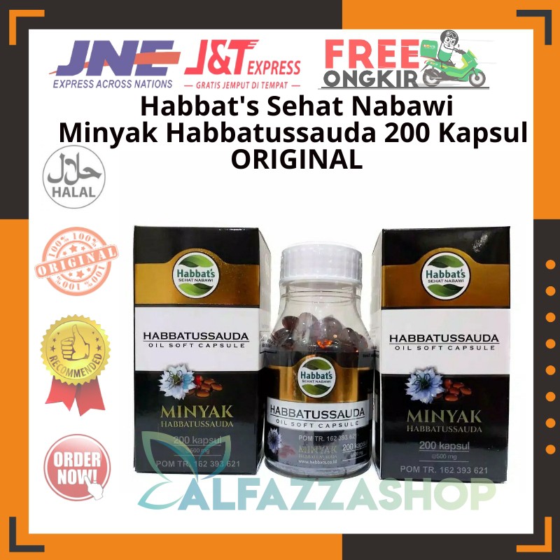 Habbat's Sehat Nabawi Habbatussauda Oil Soft Capsule Minyak