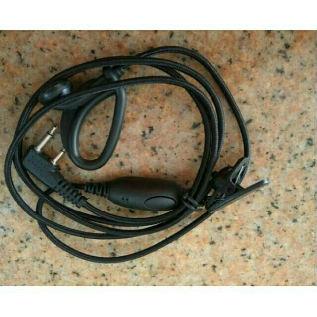 Earset Ht Icom IC-V80 V 86 Handy talky / Headset Ikom V80 V86 / Hetset Icomm V 80 IC-86 walkie talkie Asesoris Aksesoris earphone