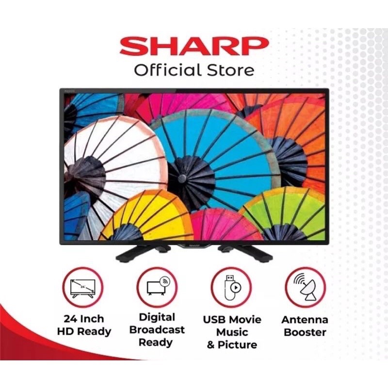 TV LED SHARP 24" HD-Ready TV Digital 24 Inch