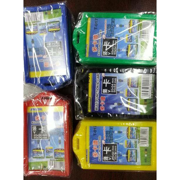 

HOT SALE Card holder / tempat simpan kartu ID card plastik tebal KEJEA T017 Terjamin