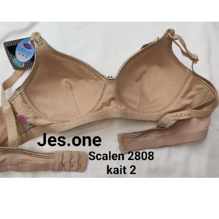 Ω Scalen 2808 0286 Bra BH Cup A Tanpa Kawat Busa Tipis 34-40 ☺