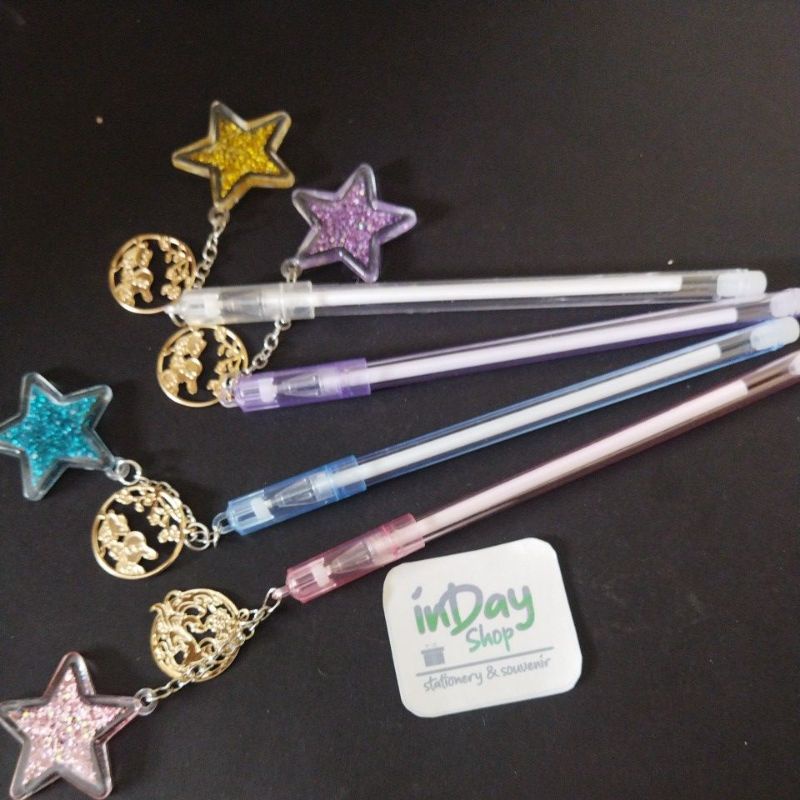 Pena Gel Fancy Motif Star | INDAY SHOP