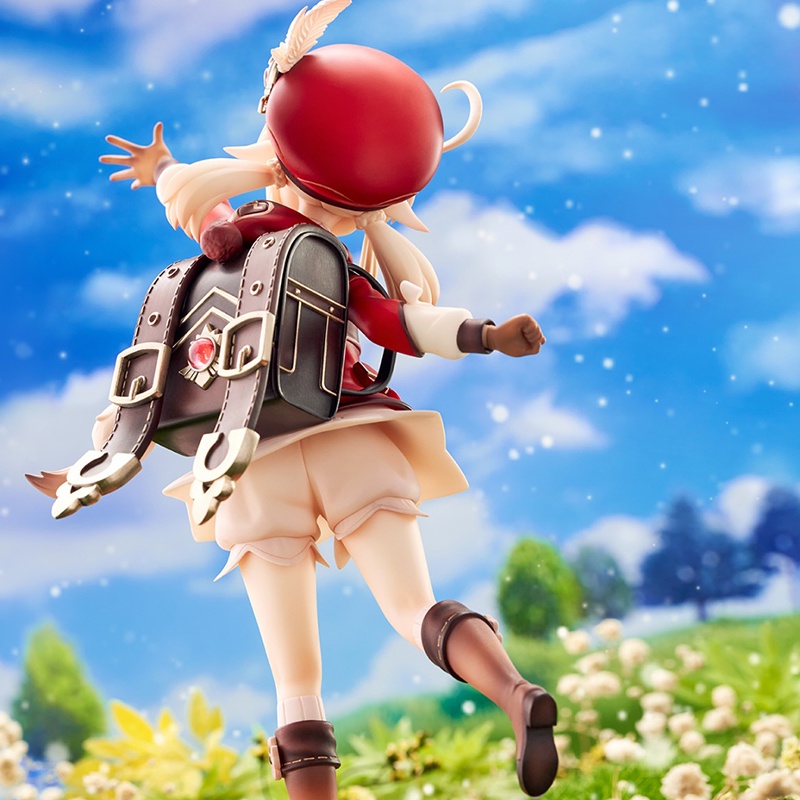 Mainan Action Figure Klee / Paimon / Hu Tao Klee Hibana Knight Bahan Pvc