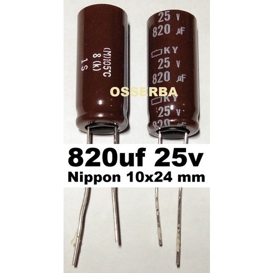 Elco 820uf 25v Electrolytic Capacitor