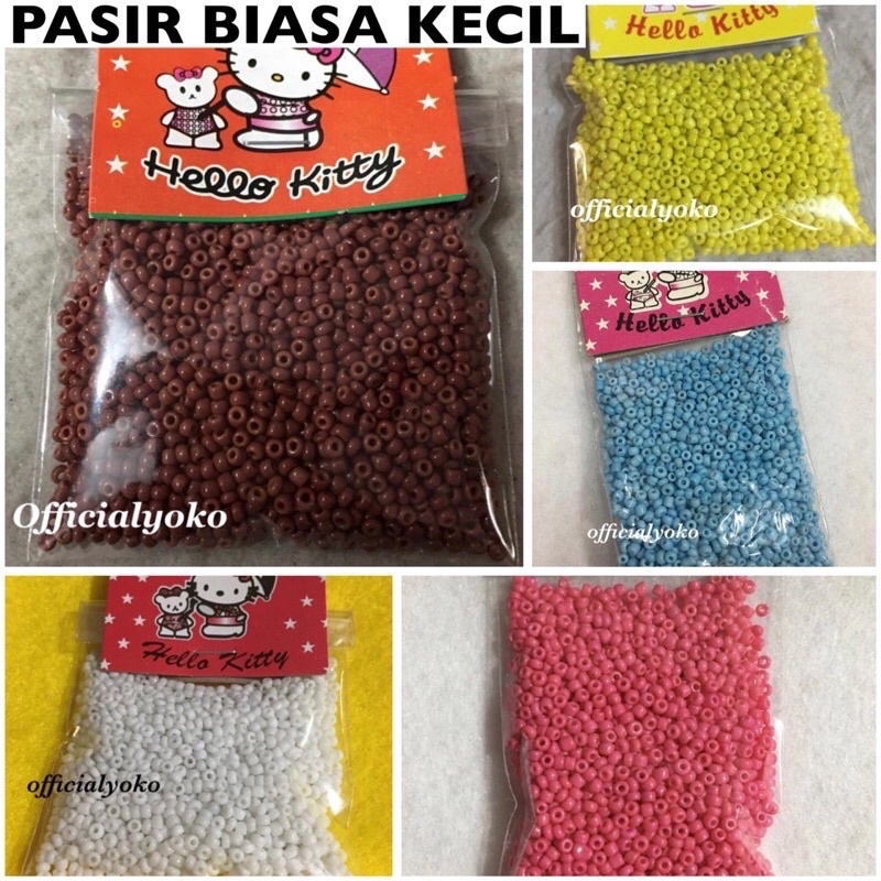 Manik Payet Pasir Biasa Doff Kecil 11/0 (25gram)