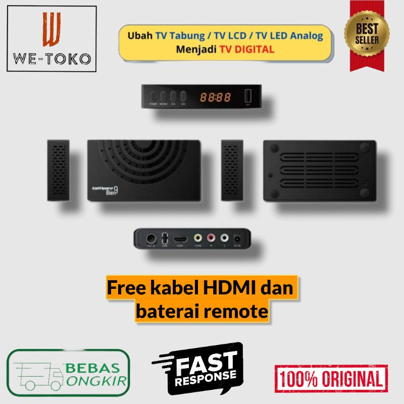 Set Top Box Taffware Bien9 Digital Satellite TV Tuner Box 1080P STB DVB-T2