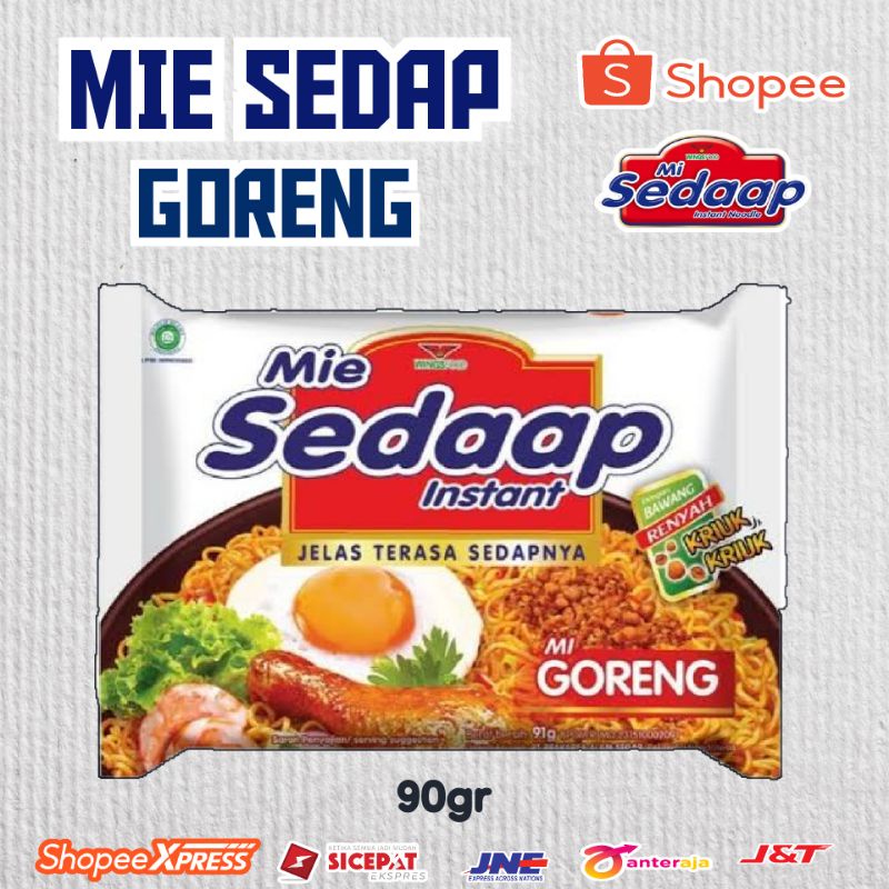 

MIE SEDAP GORENG 90gr JELAS TERASA SEDAPYA