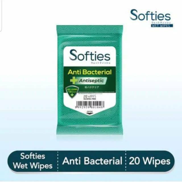 Tissue antiseptik/tissue basah/tissue antibakteri/Tissue softies/Tissue basah softies