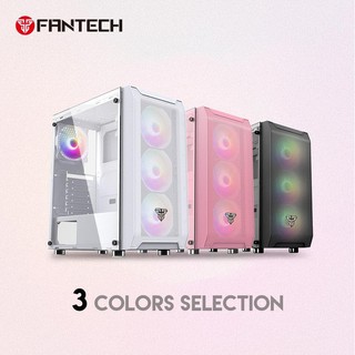 Fantech AERO CG80 Mid Tower Desktop Case 4 Rainbow Fans Include