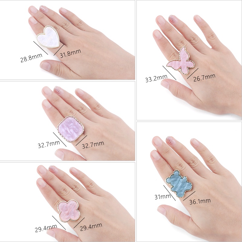 1 Pc Cincin Lem Bulu Mata Palsu Bahan Akrilik Untuk Alat makeup