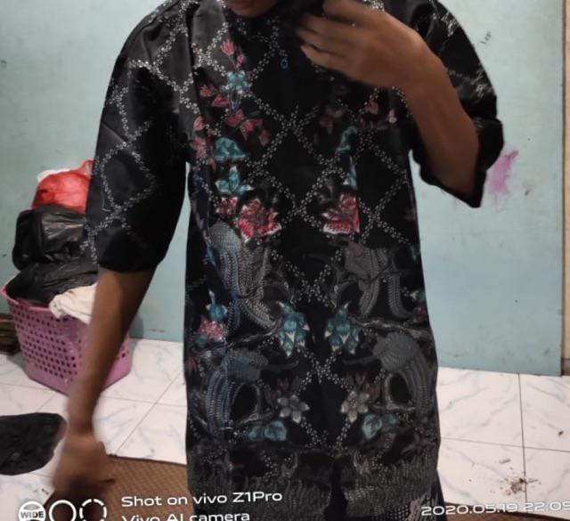 Batik Couple Keluarga Terbaru Sania Ruffle Ori Ndoro Jowi Laba