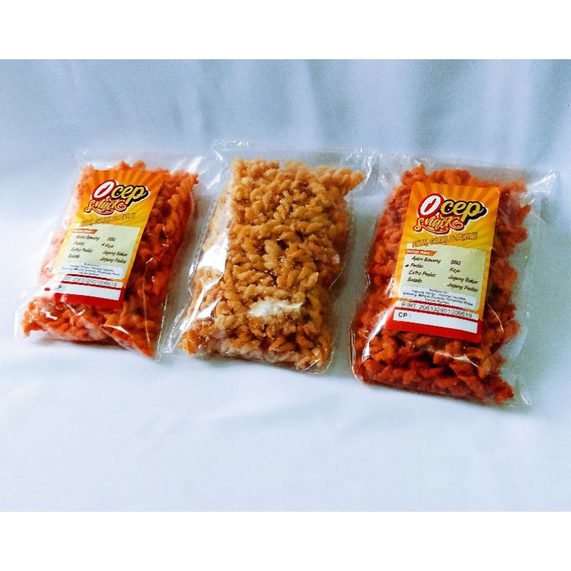 MAKARONI KEMASAN 85gr MURAH RASA TERJAMIN / MAKARONI 85gr OCEP SNACK