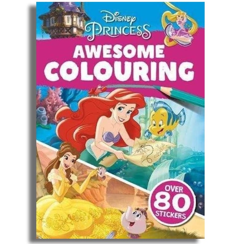 

Coloring Play Disney Princess Mixed Awesome Colouring Book