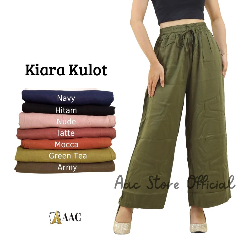 Kulot Wanita Panjang Kiara Kulot, Kulot Rayon Uniqlo