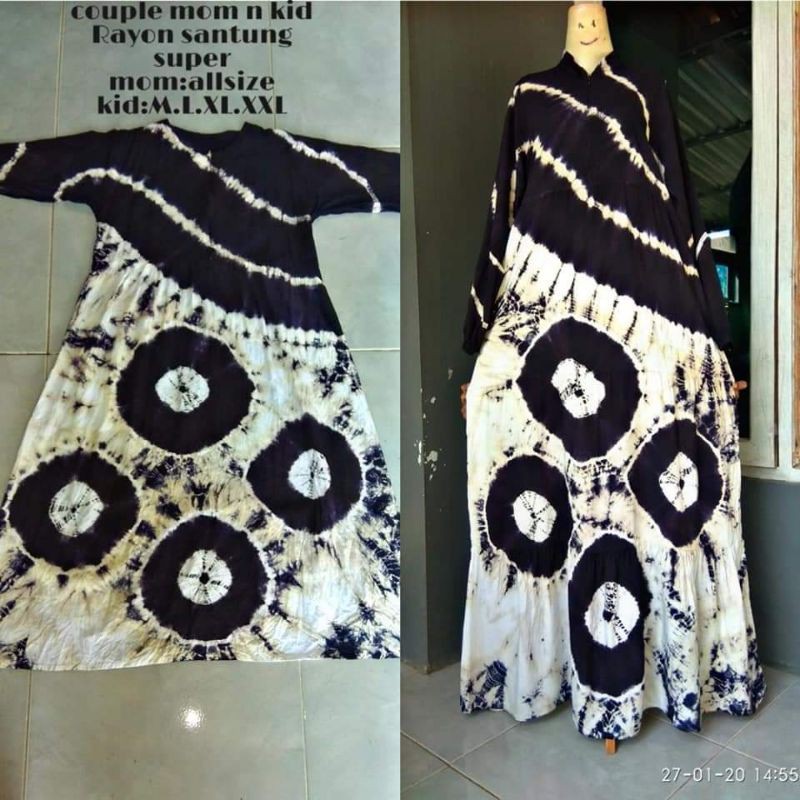 Gamis Couple gamis TWILL IBU & ANAK gamis kembar ibu anak