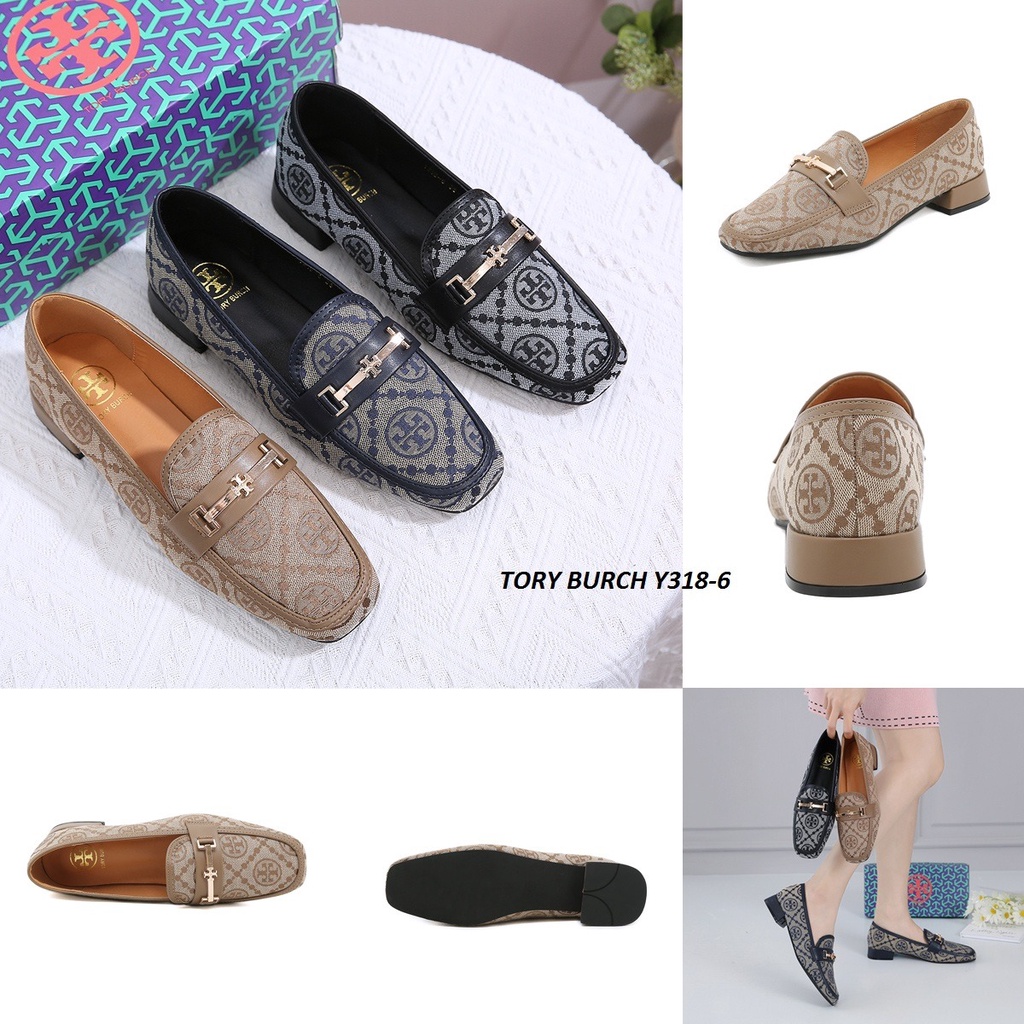 SEPATU LOAFERS LOW HEELS Y318-6