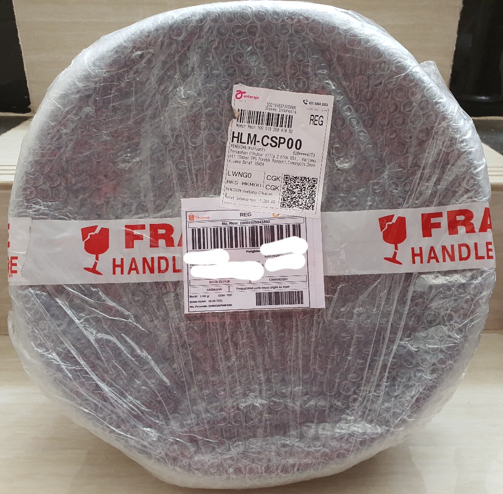 Bjp Bonsai 06 Bulat 35cm Pot Bunga Bonsai Bulat Ceper Ori Budi Jaya 06