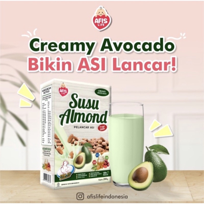 AFIS Life Susu Almond Pelancar ASI Booster 200gr