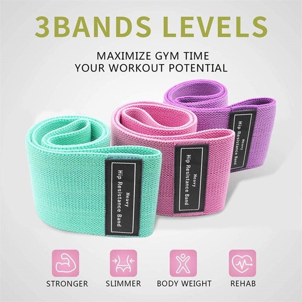 PROMO JS-9 Hip Resistance Band / Hip Band / Booty Band Squat Yoga Fitness Pinggul - TERMURAH