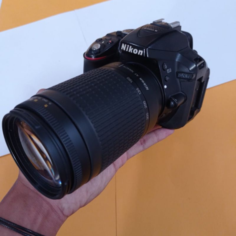 NIKON D5300 Lensa Tele Zoom Kamera DSLR -Paket Zoom