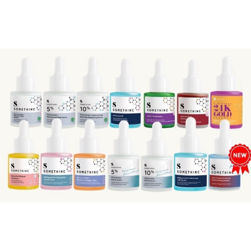 [20ml] SOMETHINC SERUM | Niacinamide | HYaluronic | AHA BHA | Retinol | Bakuchiol | Salmon DNA | Holygrail