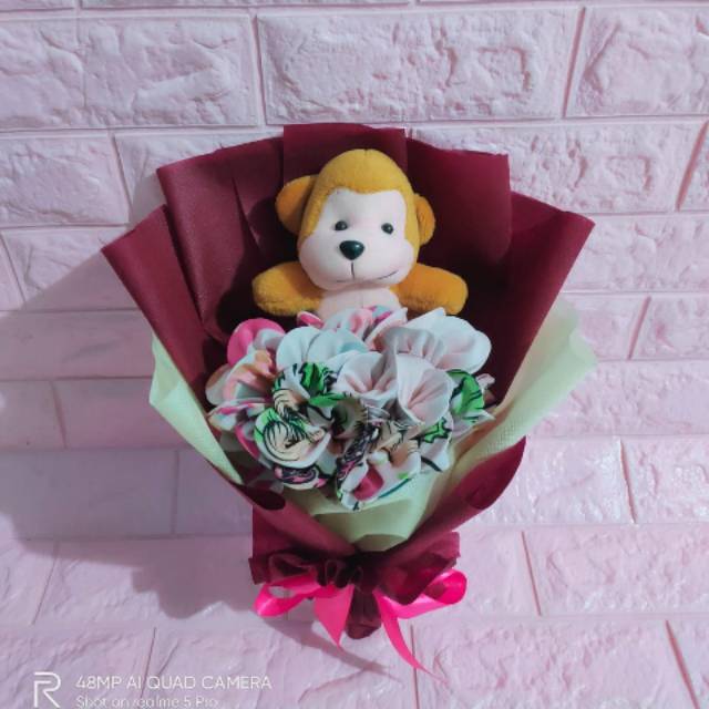 PROMOO  BUKET HIJAB MIX BONEKA KADO WISUDA KADO ULANG TAHUN KADO ANNYVERSARY
