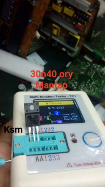 Tgpf30n40p 30n40p 30n40 pengganti 30f124